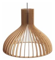 Luminária pendente saía crú