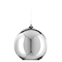 Luminaria Pendente Simples Bola Cromado 15Cm GOOD