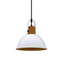 Luminária pendente taschibra factory p branco ou preto Luminária pendente taschibra factory p branco ou preto