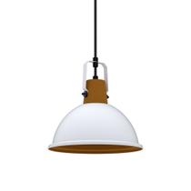 Luminária pendente taschibra factory p branco ou preto Luminária pendente taschibra factory p branco ou preto