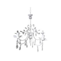 Luminária pendente Tears 5 E14 Sockets em metal e vidro