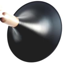 Luminária pendente teto chapéu milan sala,copa e área gourmet