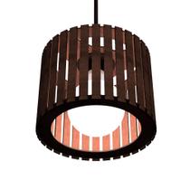 Luminária Pendente Tóquio Modelo Ripado Luminária Pendente Tóquio Modelo Ripado