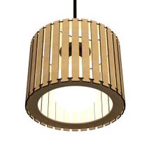 Luminária Pendente Tóquio Modelo Ripado -