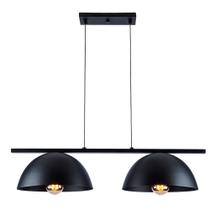 Luminária Pendente Trilho Retro Industrial Montreal P 2 Lâmpadas E27 Luminária Pendente Trilho Retro Industrial Montreal P 2 Lâmpadas E27