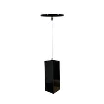 Luminária Pendente Tubo Quadrado Regina Banheiro Cozinha