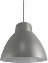 Luminária Pendente Utron Queen Em Alumínio 40Cm Cinza/Branco