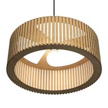 Luminária Pendente Vênus Modelo Ripado - Luminária Pendente Vênus Modelo Ripado -