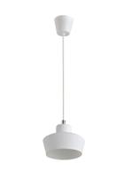 Luminária Pendente Vidro Branco Fosco Ref: Lt-222-B - Luxtek