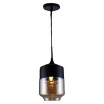 Luminária Pendente Vidro Lock Moderna Rústica Sala Quarto E27 Bivolt Luminária Pendente Vidro Lock Moderna Rústica Sala Quarto E27 Bivolt
