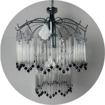 Luminária Pendente Vidro Moderna Sala Estar Design