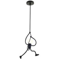 Luminária pendente Wokex Chandelier Black E27 Suspension Kids Roo