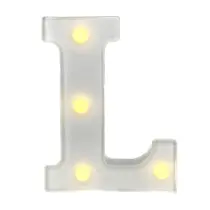 Luminária Pequena Com Led - Letras Luminária Pequena Com Led - Letras