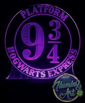 Luminária personalizada - Plataforma 9 3/4