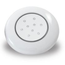 Luminaria Piscina LED 9W RGB Colorida 80mm Policarbonato Branca 12V