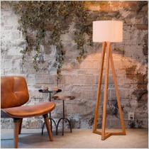 Luminaria Piso 1.6 Tripe Integra Finger Abajur Cupula Off White - Ofertamo Luminaria Piso 1.6 Tripe Integra Finger Abajur Cupula Off White - Ofertamo