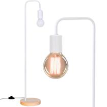 Luminária Piso Coluna 163Cm Pedestal Chão Metal Minimalista