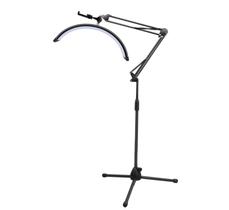 Luminária Piso Led Arco Meia Lua Estética Cílios Maquiagem Luminária Piso Led Arco Meia Lua Estética Cílios Maquiagem