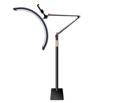 Luminária Piso Led Arco Meia Lua Estética Cílios Maquiagem Luminária Piso Led Arco Meia Lua Estética Cílios Maquiagem