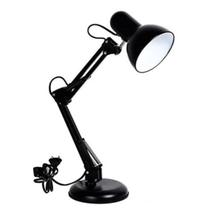 Luminária Pixar Abajur de Metal Articulável Dobrável com Base (3043) COR:PRETA