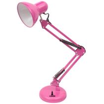 Luminária Pixar Lorben Abajur de Mesa Articulada Garra e Base Rosa GT-6035-PK Luminária Pixar Lorben Abajur de Mesa Articulada Garra e Base Rosa GT-6035-PK