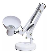 Luminaria Pixar Preta Articulada De Mesa