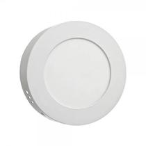 Luminária Plafon 6W LED Redondo Sobrepor 6500K