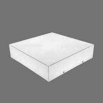 Luminária Plafon de Sobrepor em Acrílico Liso 40x40 cm 4 E27 Luminária Plafon de Sobrepor em Acrílico Liso 40x40 cm 4 E27