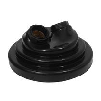 Luminária Plafon Duplo Simples Utron 17Cm Preto Luminária Plafon Duplo Simples Utron 17Cm Preto