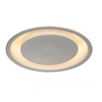 Luminária Plafon Embutir Luz Indireta 43cm Redondo 3xE27 Branco Luminária Plafon Embutir Luz Indireta 43cm Redondo 3xE27 Branco