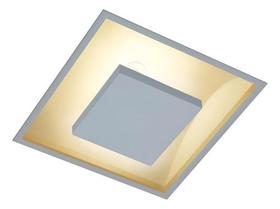 Luminária Plafon Embutir Rebatedor Eclipse 40x40 P/ 2 E27 127/220v Branco