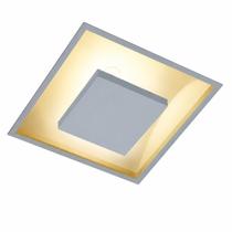 Luminária Plafon Embutir Rebatedor Eclipse 45x45cm 4x E27 Estrutura Branco 127220v Bivolt