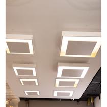 Luminária Plafon Ghost 35x35cm Led 8,4w 3000k Ip20