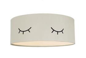 Luminária Plafon Infantil Olhinho Cúpula 50x15 2E27 Luminária Plafon Infantil Olhinho Cúpula 50x15 2E27