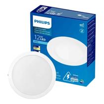 Luminária Plafon Led 12w Philips Embutir 6500k Bivolt Luminária Plafon Led 12w Philips Embutir 6500k Bivolt