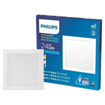 Luminária Plafon Led 24w Sobrepor Philips 4000k 30x30 Biv