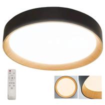 Luminaria Plafon LED 3 Tons Moderno Controle Remoto Residencial Comercial Quarto Sala Recepçao Trabalho Ambiente Luminaria Plafon LED 3 Tons Moderno Controle Remoto Residencial Comercial Quarto Sala Recepçao Trabalho Ambiente