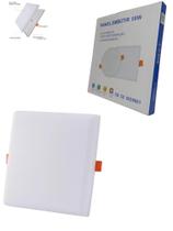 Luminária Plafon Led Borda Infinita 50W Embutir Quadrada Bivolt Frio 6500k 30cm x 30cm Ilumimax