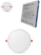 Luminária Plafon Led Borda Infinita 50W Embutir Redondo Bivolt Frio 6500k 30cm x 30cm Ilumimax Luminária Plafon Led Borda Infinita 50W Embutir Redondo Bivolt Frio 6500k 30cm x 30cm Ilumimax