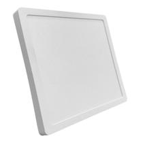 Luminária Plafon Led Branco Frio Sobrepor Economax 24w 6000w Luminária Plafon Led Branco Frio Sobrepor Economax 24w 6000w