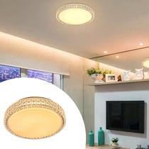 Luminária Plafon LED Cristal céu estrelado 40cm 36w