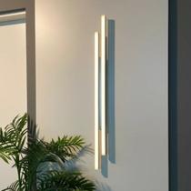 Luminária Plafon Led Duplo C4 Minimalista 1 metro Linear