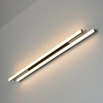 Luminária Plafon Led Duplo C4 Minimalista 1 metro Linear Luminária Plafon Led Duplo C4 Minimalista 1 metro Linear