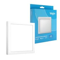 Luminária Plafon Led Sobrepor 24w 6500k Quadrada Branco Teto Luminária Plafon Led Sobrepor 24w 6500k Quadrada Branco Teto