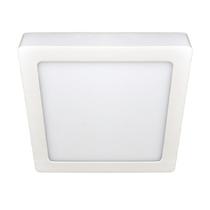 Luminária Plafon Led Sobrepor Quadrado 18w Luz-dia Amarelada