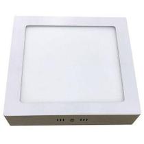 Luminária Plafon LED Sobrepor Quadrado 24W Bivolt 4200K Luz Neutra Alta Luminosidade Llum Luminária Plafon LED Sobrepor Quadrado 24W Bivolt 4200K Luz Neutra Alta Luminosidade Llum