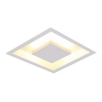 Luminária Plafon Luz Indireta Embutir 40x40cm 4 Lâmpadas Branco