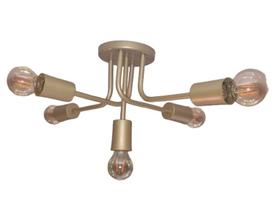 Luminária plafon moderno hashtag 5xe-27