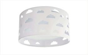 Luminária Plafon Nuvens Duplo Com Recortes 30x16 Branco Luminária Plafon Nuvens Duplo Com Recortes 30x16 Branco