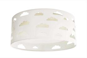 Luminária Plafon Nuvens Duplo Com Recortes 50x16 Cru